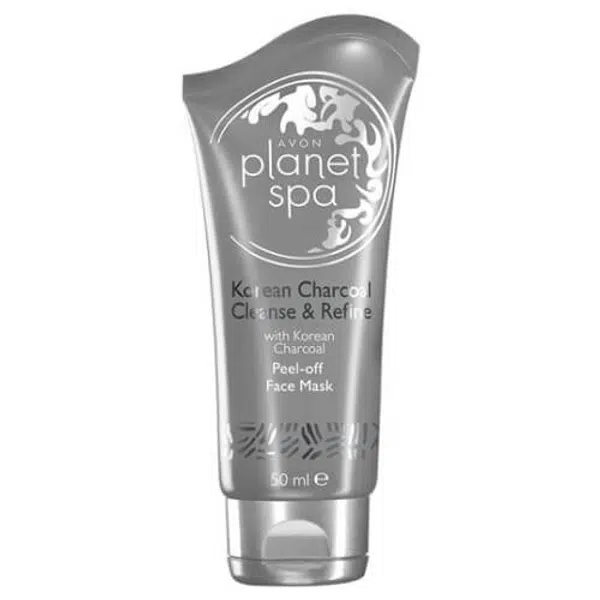 Avon Hĺbkovo čistiaca maska s kórejským čiernym uhlím Planet Spa (Peel-off Face Mask) 50 ml