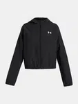 Dívčí bunda Under Armour UA Rival Woven HD Jacket-BLK - Holky