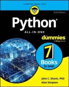 Python All-in-One For Dummies - Alan Simpson, John C.  Shovic