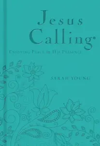Jesus Calling, Teal Leathersoft, with Scripture References - Sarah Young