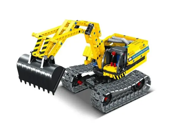 Stavebnice iM.MASTER bagr/robot 2v1 342ks