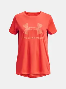 Under Armour Tričko Tech Solid Print Fill BL SSC-ORG - Holky