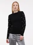 Černý dámský svetr s aplikací ORSAY