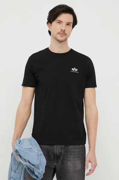Bavlněné tričko Alpha Industries Basic T Small Logo