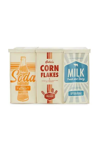 Balvi  Nákupná taška  Retro 45 x 66 x 35 cm 3-pak
