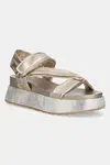 Sandály Liu Jo FRIDA 39 dámské, zlatá barva, na platformě, SA5199EX02904178