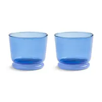 Sada skleniček &k amsterdam dew blue 200 ml 2-pack modrá barva