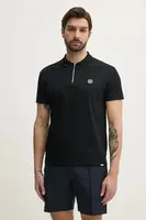 Bavlněné polo tričko BALR. černá barva, B1122.1040