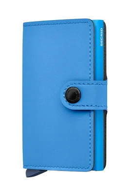 Kožená peněženka Secrid modrá barva, MYp-Ultra Blue