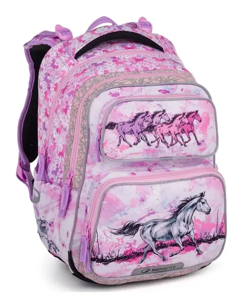 Velký školní set Bagmaster DOPI 24 A Set L Pink