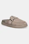 Tommy Hilfiger  Semišové pantofle  TH BUCKLE FUR SUEDE MULE
