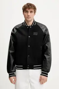 Tommy Jeans Bunda s prímesou vlny Tommy Jeans