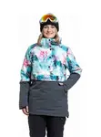 Dámská snb & ski bunda meatfly aiko  modrá/růžová/černá xl
