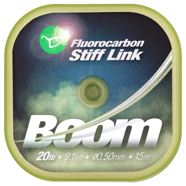 Korda fluorocarbon stiff link boom 15 m - 0,50 mm 20 lb