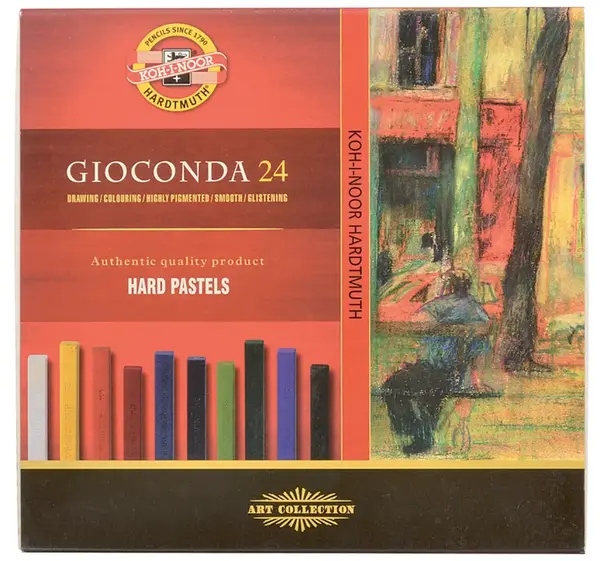Gioconda sada tvrdých pastelů 24ks
