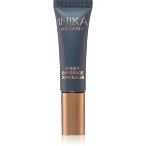 INIKA Organic Sheer Coverage krémový krycí korektor proti kruhům pod očima odstín Porcelain 10 ml