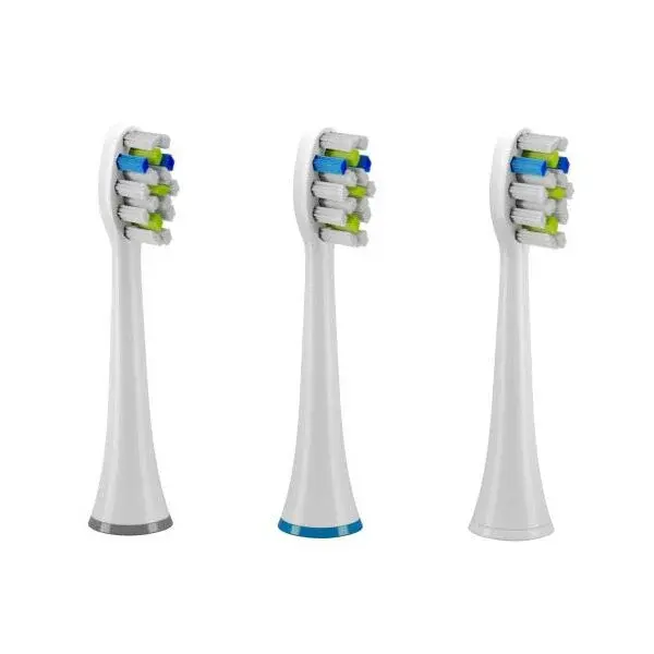 TRUE LIFE SONICBRUSH UV WHITEN TRIPLE PACK Náhradní čistící hlavice, bílá, velikost