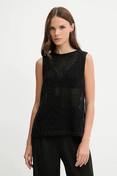 Top United Colors of Benetton dámský, černá barva, 11365H007