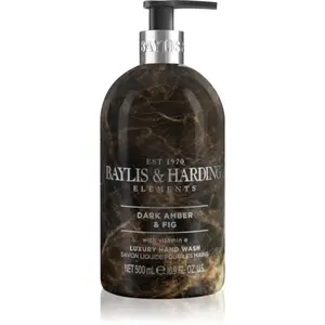 Baylis & Harding Elements Dark Amber & Fig tekuté mýdlo na ruce 500 ml
