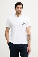 Bavlněné polo tričko Polo Ralph Lauren pánské, bílá barva, 710971068