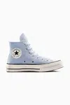 Semišové tenisky Converse Chuck 70 modrá barva, A13828C