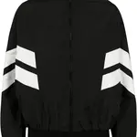 Dámská bunda Crinkle Batwing blk/wht