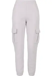 Dámské kalhoty Cargo Sweat s vysokým pasem softlilac