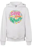 Děti Save And Love Hoody bílá