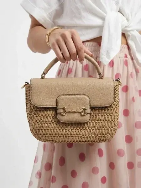 Malá slaměná taška pro ženy Lurena
