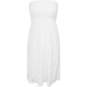 Dámské krajkové šaty bílé