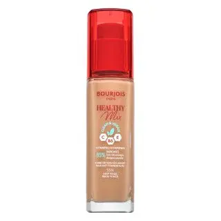 Bourjois Healthy Mix Clean & Vegan Radiant Foundation tekutý make-up pre zjednotenie farebného tónu pleti 55N Deep Beige 30 ml