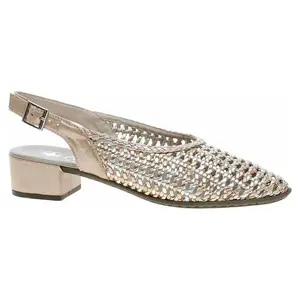 Dámské lodičky Rieker 47078-90 metallic 39