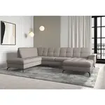 Sit & More SEDACÍ SOUPRAVA, textil, šedohnědá