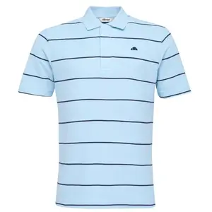 ELLESSE CIMETTA POLO Pánské polo triko, světle modrá, velikost