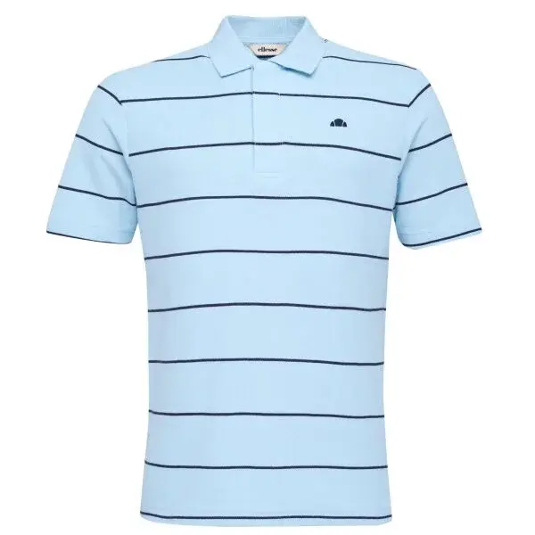 ELLESSE CIMETTA POLO Pánské polo triko, světle modrá, velikost