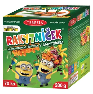 TEREZIA Rakytníček multivitamínové želatinky MIMONI 70 kusů