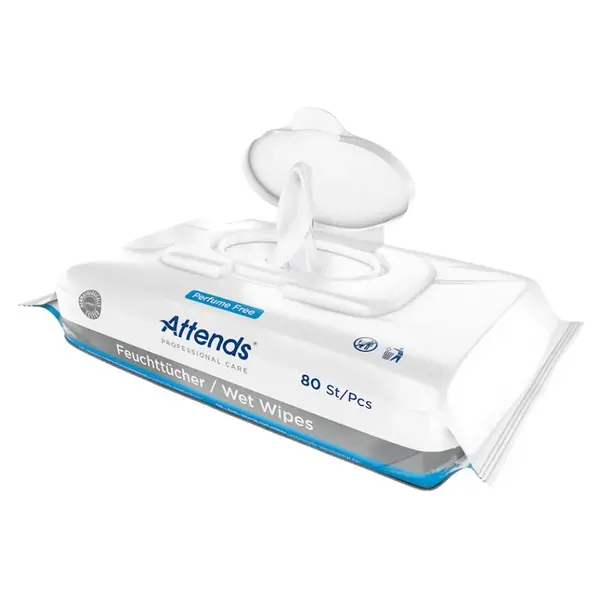 ATTENDS Vlhčené hygienické ubrousky 80 ks
