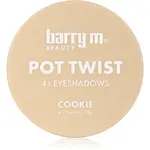 Barry M Pot Twist krémové oční stíny odstín Cookie 4x1.8 g