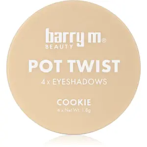 Barry M Pot Twist krémové oční stíny odstín Cookie 4x1.8 g
