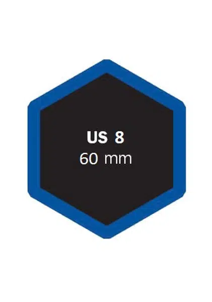 Univerzální opravná vložka US 2 27 mm - 1 kus - Ferdus 4.24 Varianta: US 8 60 mm. 50 ks