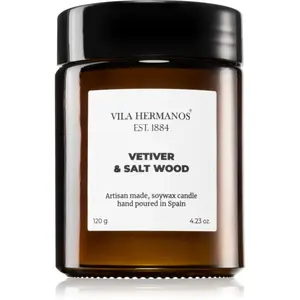 Vila Hermanos Apothecary Vetiver & Salt Wood vonná svíčka 120 g