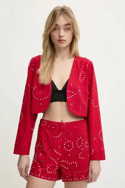 Sako Never Fully Dressed Gem červená barva, bez zapínání, NFDTO1639