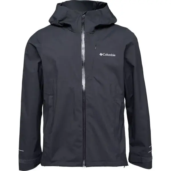 Columbia TRAILBORNE 2,5L SHELL Pánská outdoorová nepromokavá bunda, černá, velikost