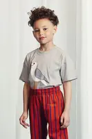 Dětské bavlněné tričko Mini Rodini Seagull