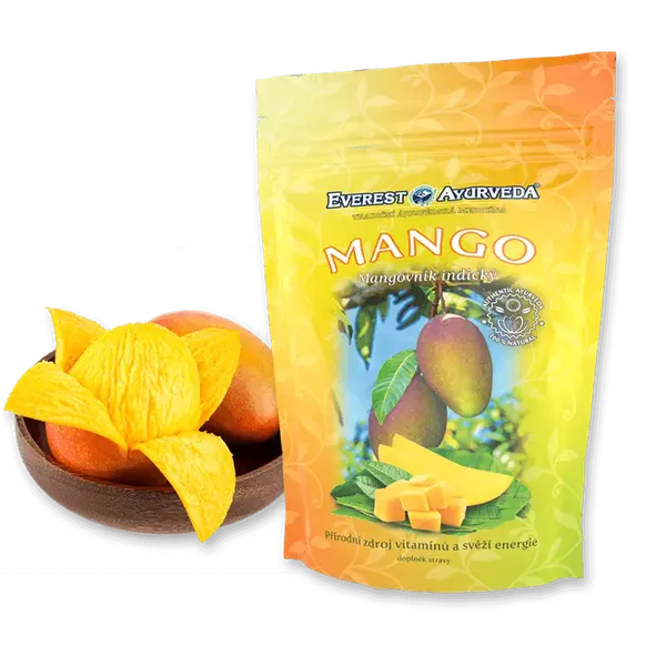 EVEREST AYURVEDA Mango plod vitamín C a A sušené ovoce 100 g