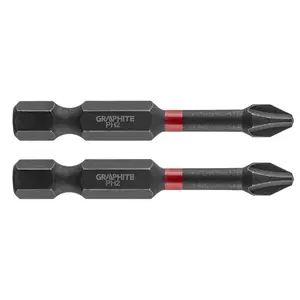 Bit úderový PH2 x 50 mm, 2 ks - Graphite