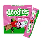 GOODIES Ovesné tyčinky malina a jablko 6 x 23 g