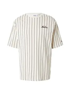 NEW ERA Tričko  krémová / hnedá