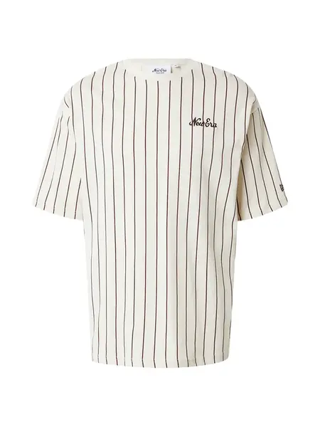 NEW ERA Tričko  krémová / hnedá