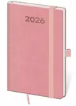 Diář 2026 týdenní kapesní Print Pop - růžová